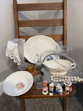 Curated Vintage Home Décor Bundle – Cottagecore, Farmhouse & Shabby Chic